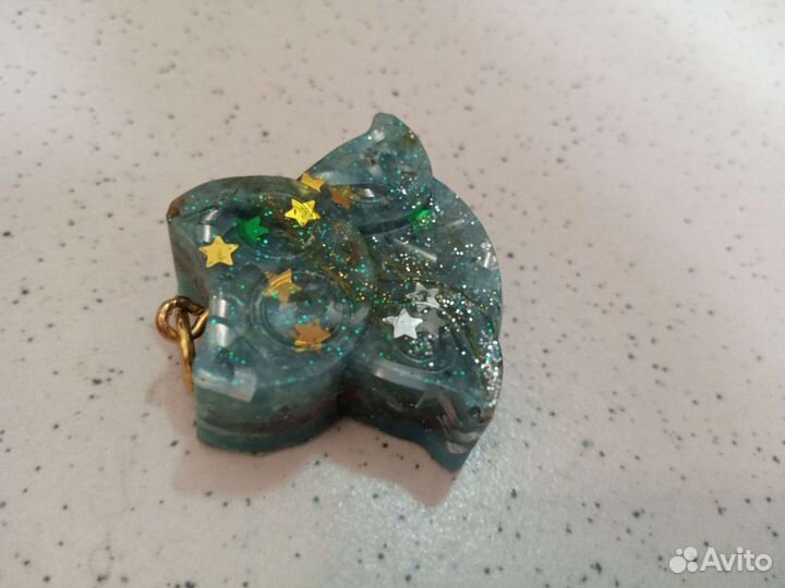 Брелок/Кулон/Сова/Оргонит/Мезонектар