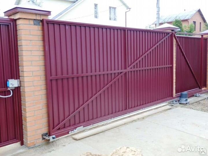 Ворота откатные под ключ