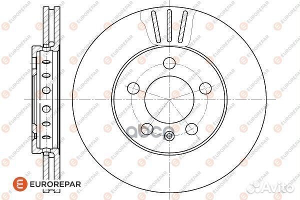 Диск тормозной 1618882780 eurorepar
