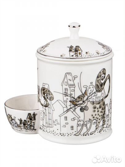 Емкость для сыпучих продуктов для соли Lefard коти