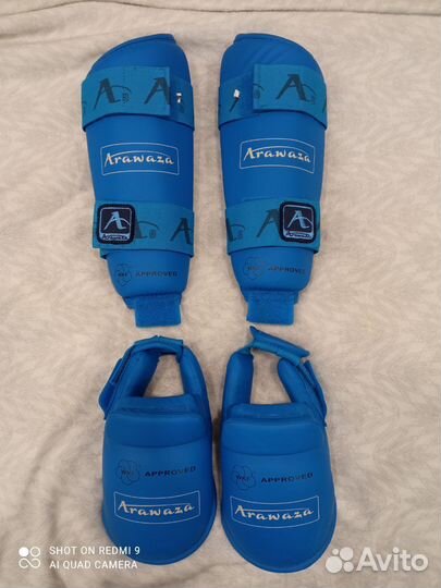 Защита ног и голеностопа для кик боксинга