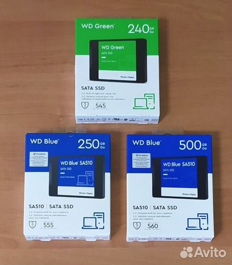 Диски SSD Western Digital, Radeon, KingSpec