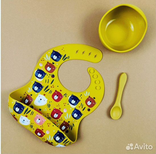 Детская посуда из силикона