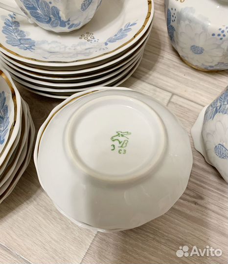 Чайный сервиз вербилки СССР