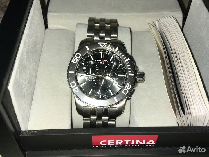 Часы Certina DS First titanium
