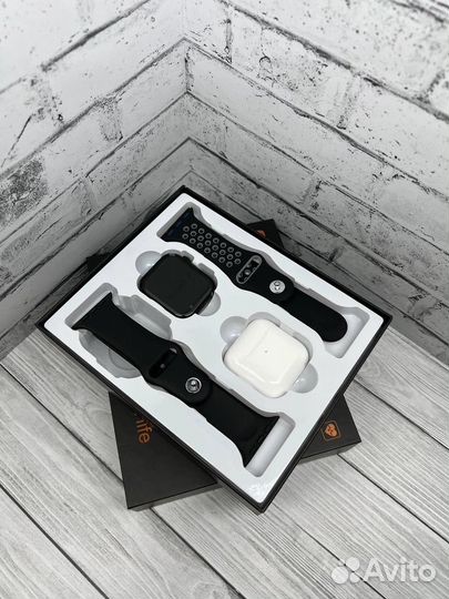 Подарочные Набор 2В1 Apple Watch + AirPods Pro 5