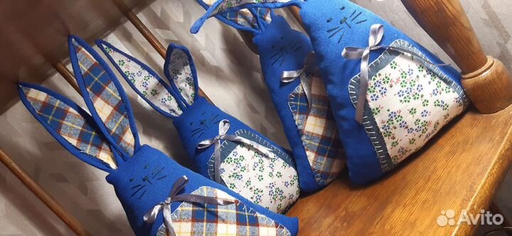 Интерьерная мягкая игрушка для детей заяц