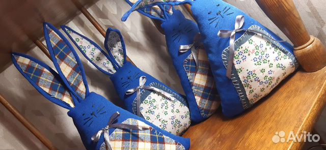 Интерьерная мягкая игрушка для детей заяц