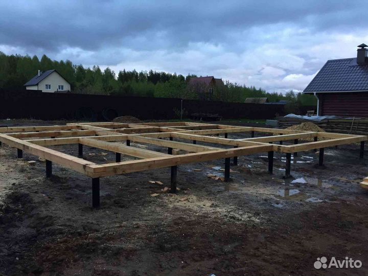 Свайный фундамент под ключ