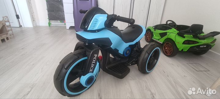 Детский мотоцикл на аккумуляторе бу