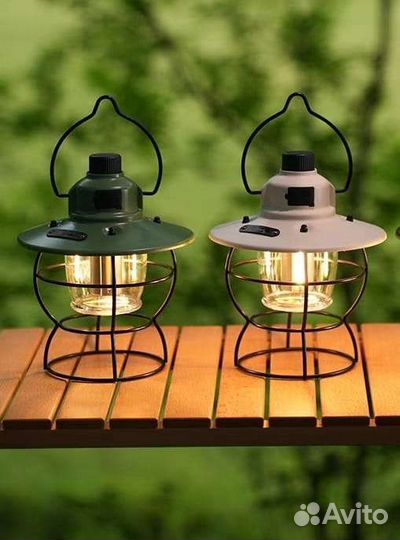 Фонарь кемпинговый переносной ручной 2 шт