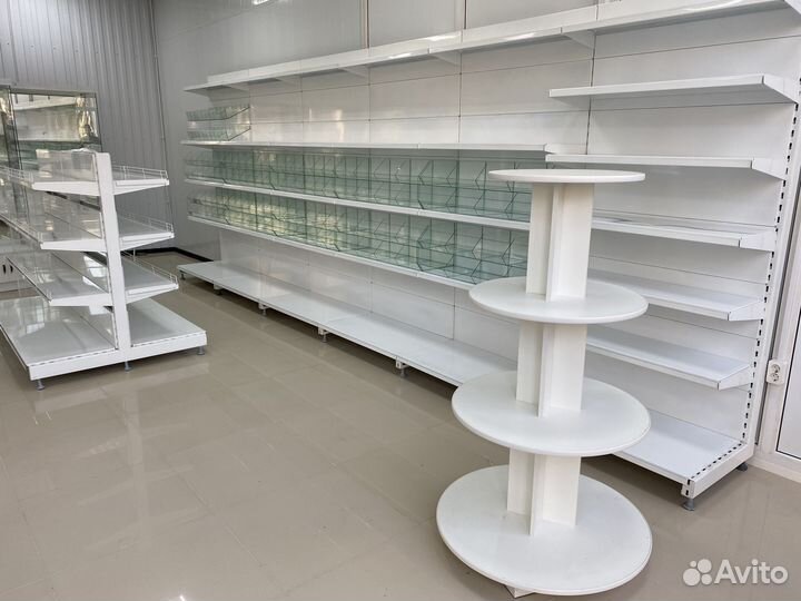 Стеллажи металлические для магазина