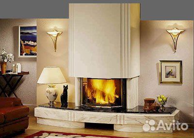 Камин: топка С порталом