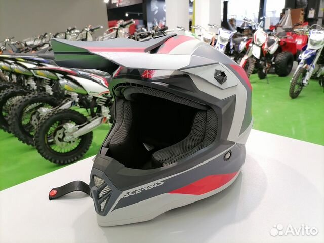 Детский мотошлем кроссовый Acerbis steel