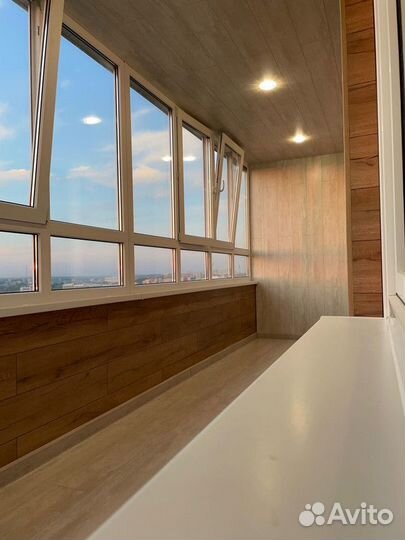 Остекление балконов и отделка / Балкон под ключ