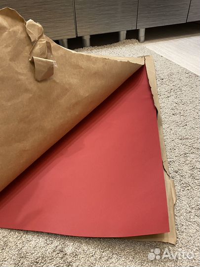 Картон красный дизайнерский