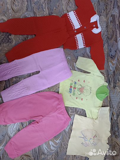 Вещи для девочки 6 -12 месяцев