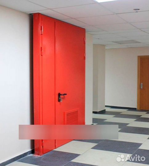 Ворота распашные противопожарные гаражные