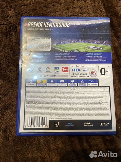 Игра Fifa 19 ps4
