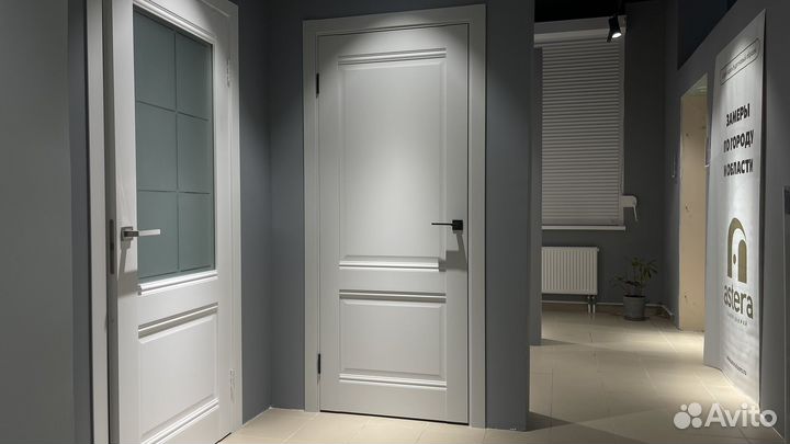Двери межкомнатные светло серые