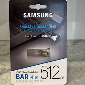 Флешка Samsung bar plus 512gb