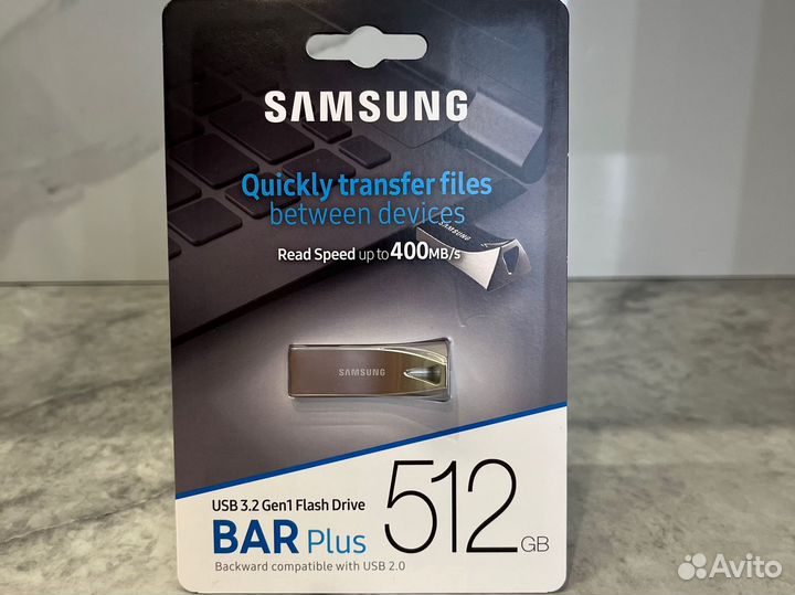 Флешка Samsung bar plus 512gb