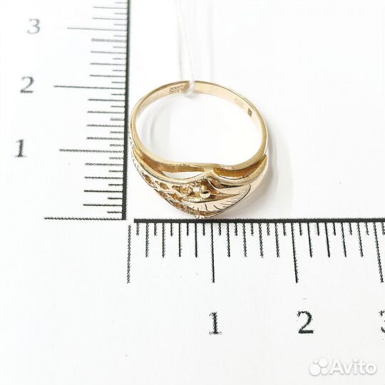 Золотое кольцо р 16 (19760)