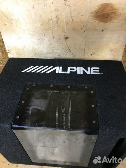 Сабвуфер Alpine SBG-1244BP