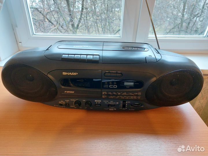 Магнитофон Sharp QT-CD7L(GY)