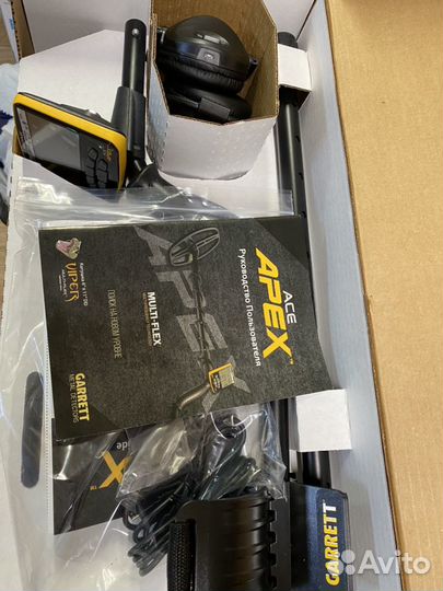 Металлоискатель Garrett Ace apex + MS3