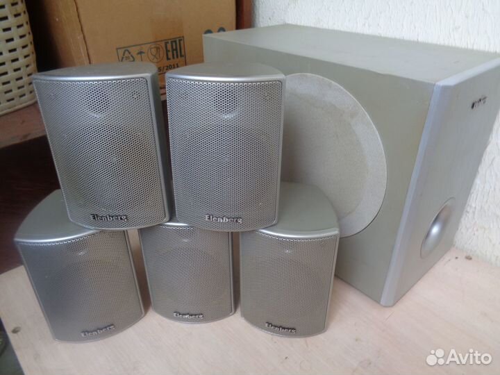 Акустические колонки 5.1 Elenberg б\у