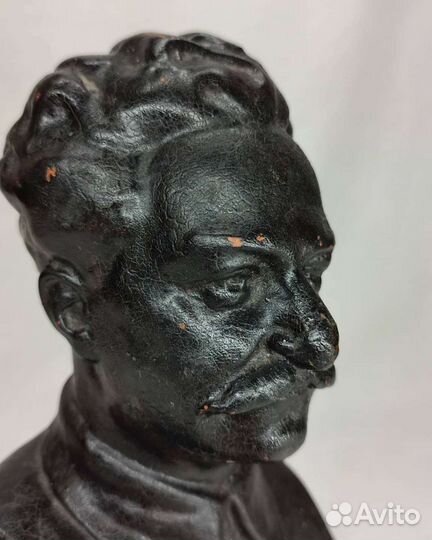 Бюст Серго Орджоникидзе Гжель 1938 год