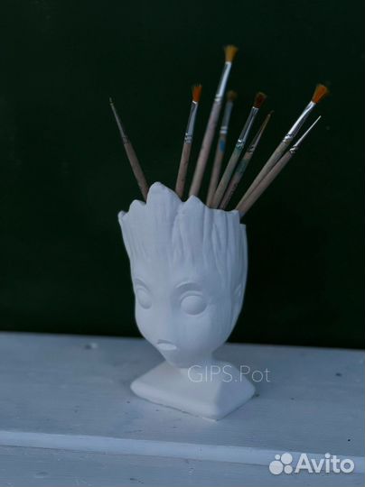 Гипсовые кашпо Грут Штурмовик Дарт Вейдер