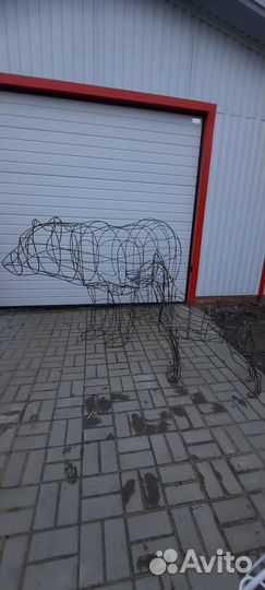 Животные из проволоки. Топиарий