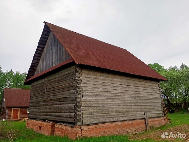 Сруб дома из бревна 8 на 9 м