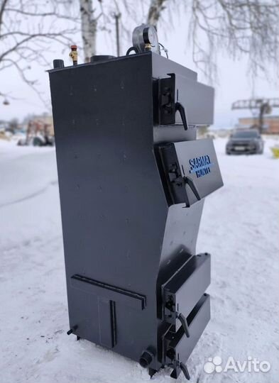 Твердотопливный котел длительного горения