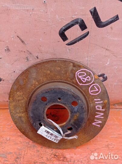 Тормозной диск передний Toyota Sienta NCP81 1NZ-FE