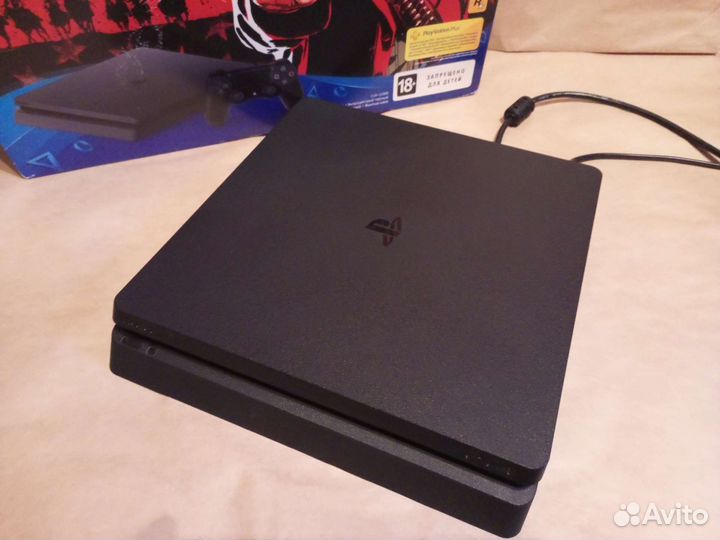 Sony ps4 slim 1tb с играми