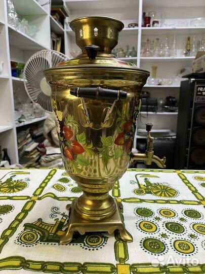 Самовар Электрический Ручная роспись металл