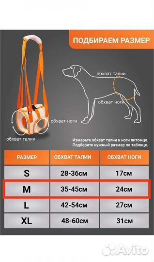 Поддержка ходунки для задних лап