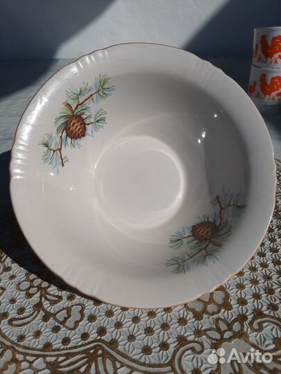 Салатник фарфор СССР