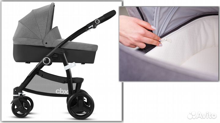 Детская коляска 2 в 1 CBX by Cybex Leotie Pure