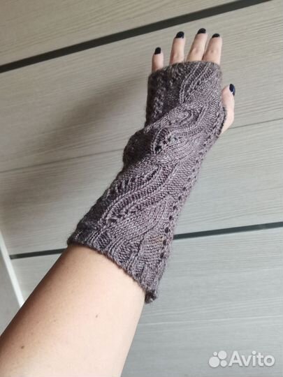 Комплект шапка, снуд, митенки