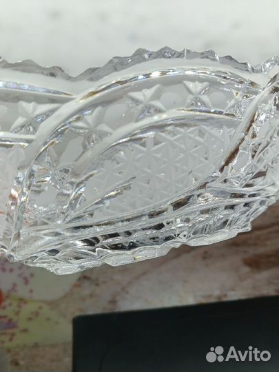 Салатник хрустальный СССР