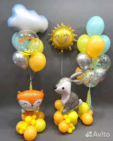 Воздушный шар,шары с гелием,гендерпати,фотозона,ко