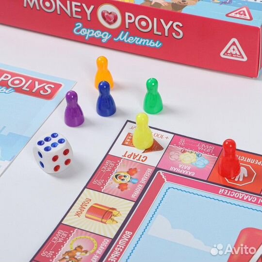 Экономическая игра для девочек «money polys. Город