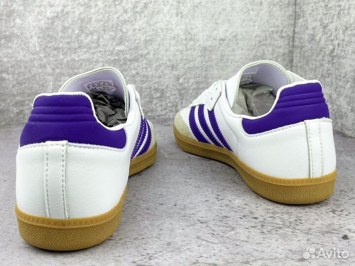 Кеды Adidas Samba White Purple