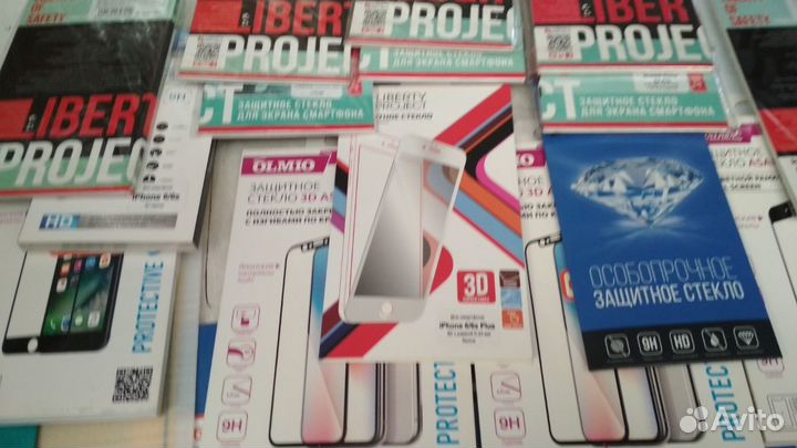 Защитные плёнки и стёкла для телефонов новые