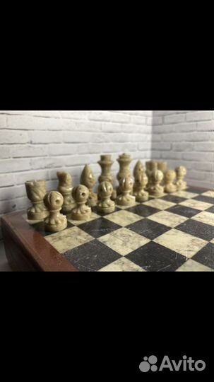 Шахматы из камня ручной работы