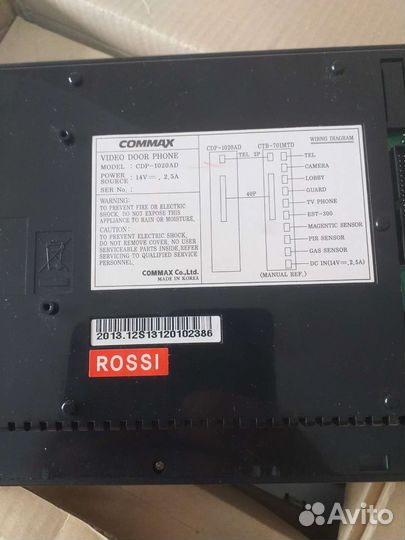 Видеодомофон commax,новый